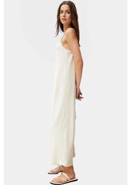Şık Örme Midi Elbise Rahat Kalıp Yazlık Günlük Kombin Kullanım Mükemmel Uyum Modern Stil modelleri