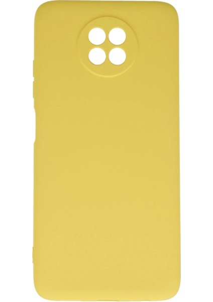 Xiaomi Redmi Note 9 5g Kılıf Nano Içi Kadife Silikon - Sarı - NFND6959-6745