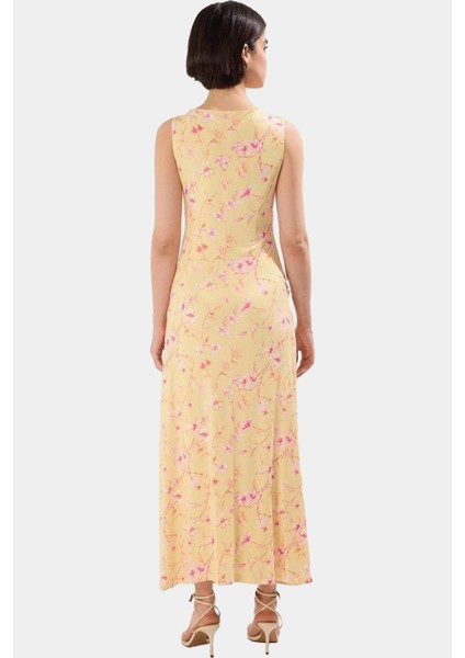 Yazlık Çiçekli Bodycon Elbise Maxi Uzunluk Örme Kumaş Premium Kalite Profesyonel Görünüm Uzun Ömürlü modelleri