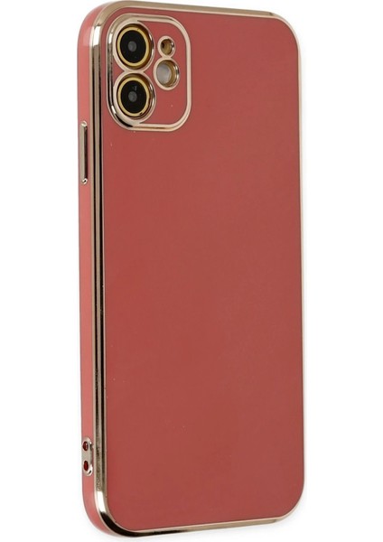 iPhone 12 Kılıf Volet Silikon - Kırmızı - NFND3364-9567
