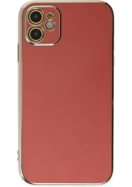 iPhone 12 Kılıf Volet Silikon - Kırmızı - NFND3364-9567