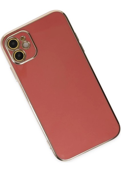 iPhone 12 Kılıf Volet Silikon - Kırmızı - NFND3364-9567