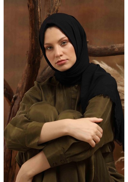 Siyah Maxi Cotton Şal fiyatları