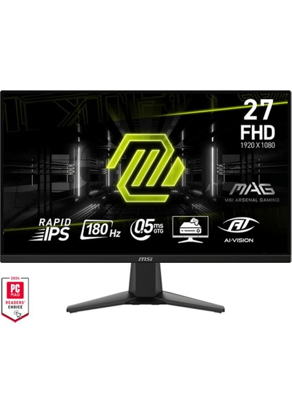 27 Msı Mag 275F Fhd 0.5ms 180HZ IPS Flat Rapıd