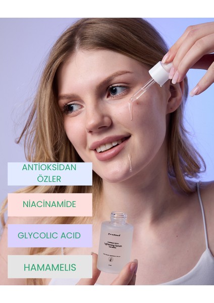 Leke & Aydınlatıcı Serum | Glycolic Acid Niacinamide, Cilt Tonu Dengeleme & Parlaklık