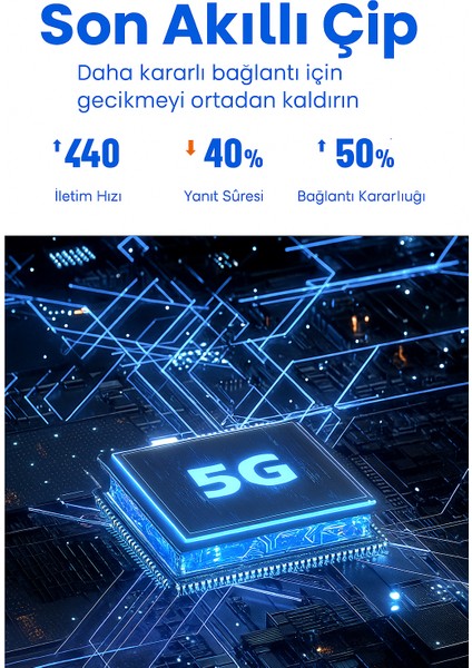Araç Içi 2in1 Android ve Apple Cihazlar Için Kablosuz Android Auto ve Carplay Adaptörü
