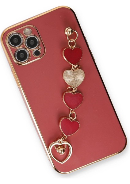 iPhone 12 Pro Kılıf Esila Silikon - Kırmızı - NFND7720-2724
