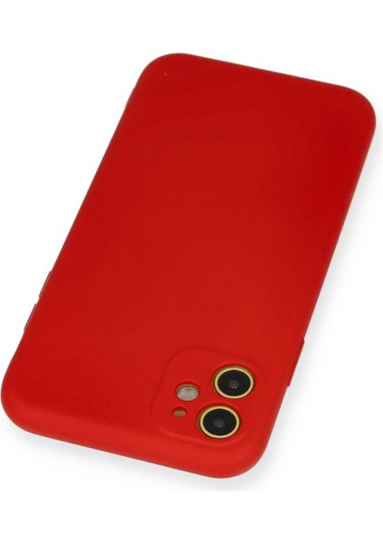 iPhone 11 Kılıf Nano Içi Kadife Silikon - Kırmızı - NFND1076-4973 modelleri