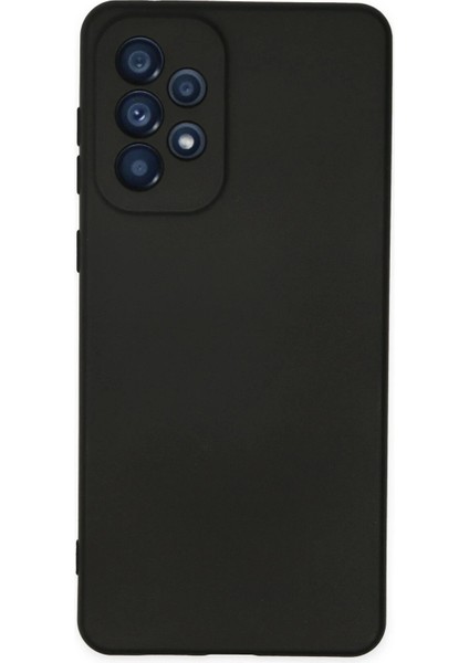 Samsung Galaxy A23 4g Kılıf Nano Içi Kadife Silikon - Siyah - NFND4627-9044