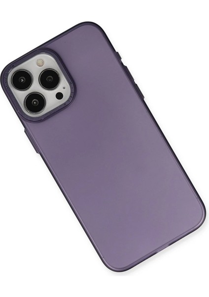 iPhone 15 Pro Max Kılıf Modos Metal Kapak - Derin Mor - NFND5783-9275