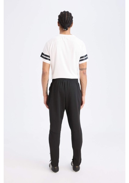 Fit Sporcu Jogger Eşofman Altı Slim Fit Dar Kesim Standart Paça Skuba Dalgıç Kumaş D0670AX24AU