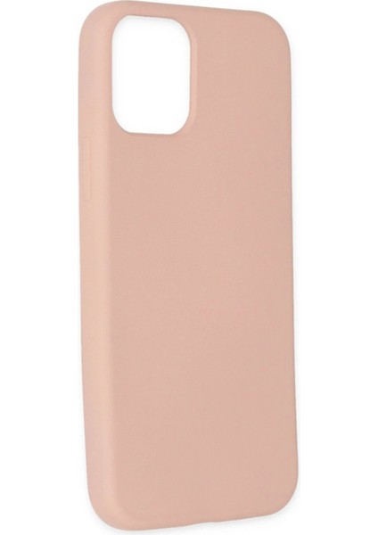 iPhone 11 Pro Max Kılıf Nano Içi Kadife Silikon - Pudra - NFND1490-4581
