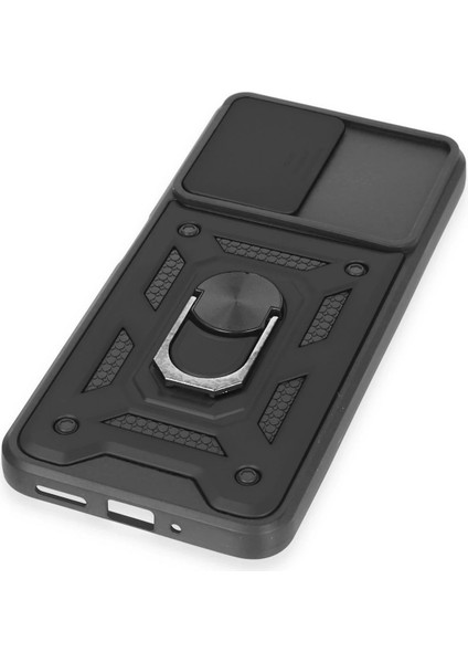 Xiaomi Redmi Note 12 5g Kılıf Pars Lens Yüzüklü Silikon - Siyah - NFND4173-3306