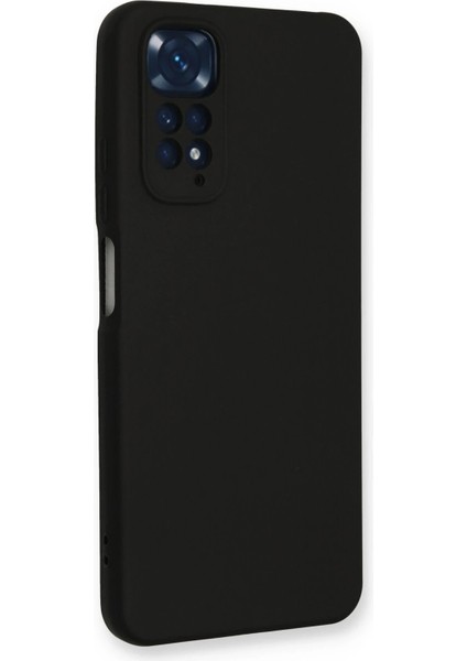 Xiaomi Redmi Note 11 Kılıf Nano Içi Kadife Silikon - Siyah - NFND4284-1697
