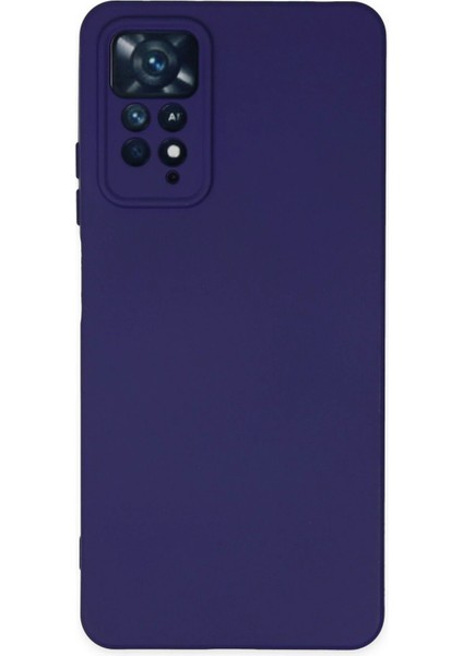 Xiaomi Redmi Note 11 Pro Kılıf Nano Içi Kadife Silikon - Mor - NFND7284-7831