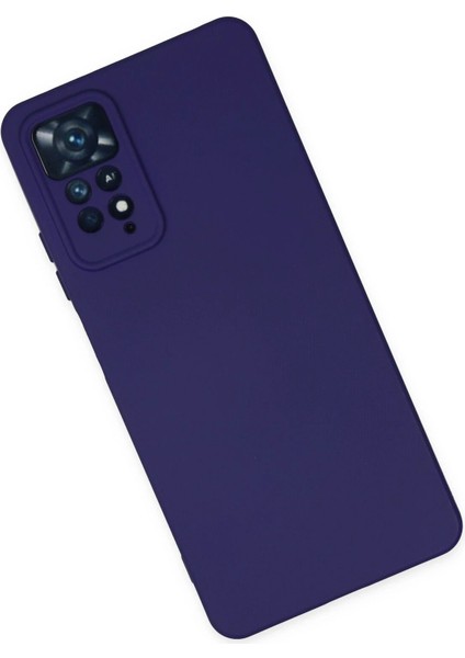 Xiaomi Redmi Note 11 Pro Kılıf Nano Içi Kadife Silikon - Mor - NFND7284-7831