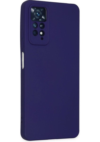 Xiaomi Redmi Note 11 Pro Kılıf Nano Içi Kadife Silikon - Mor - NFND7284-7831