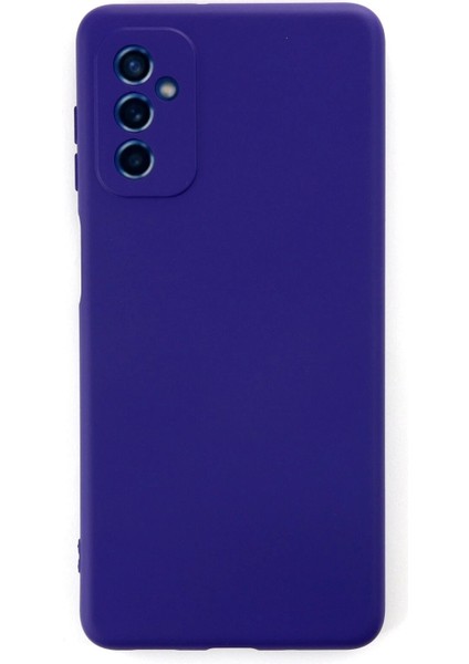 Samsung Galaxy M52 5g Kılıf Nano Içi Kadife Silikon - Mor - NFND1103-1906