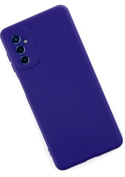 Samsung Galaxy M52 5g Kılıf Nano Içi Kadife Silikon - Mor - NFND1103-1906