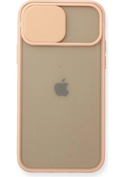 iPhone 11 Pro Kılıf Palm Buzlu Kamera Sürgülü Silikon - Pembe - NFND5003-8154