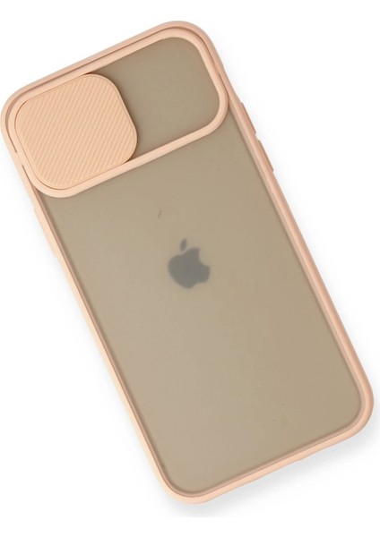 iPhone 11 Pro Kılıf Palm Buzlu Kamera Sürgülü Silikon - Pembe - NFND5003-8154