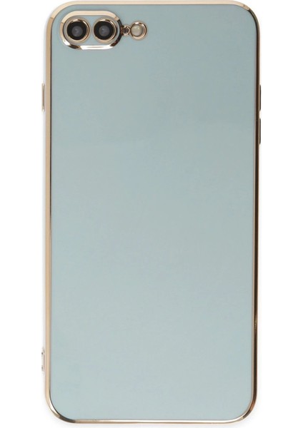 iPhone 7 Plus Kılıf Volet Silikon - Açık Yeşil - NFND9262-4856
