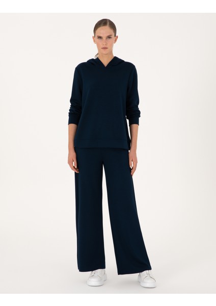 Kadın Lacivert Oversize Sweatshirt 50314972-VR033 fırsatları