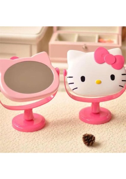 Masa Üstü Ayna Makyaj Aynası Hello Kitty - Kuromi Uyumlu Çocuk Masa Üstü Ayna