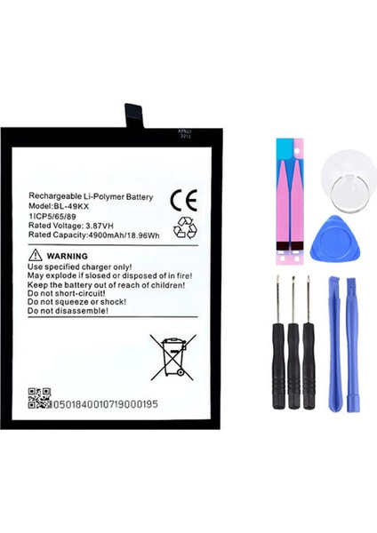 Infinix Note 12 BL-49KX Batarya Pil Tamir Seti ve Pil Bandı
