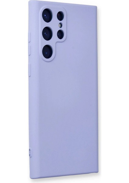 Samsung Galaxy S24 Ultra Kılıf Nano Içi Kadife Silikon - Lila - NFND2581-2997