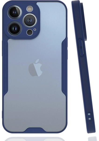 iPhone 14 Pro Max Kılıf Platin Silikon - Lacivert - NFND9582-1487