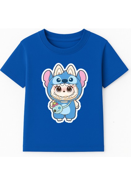 Labubu Baskılı Kız Çocuk Pamuklu Tişört - Yazlık Rahat Günlük Çocuk T-Shirt Kısa Kollu 3-14 Yaş Tişört fiyatları
