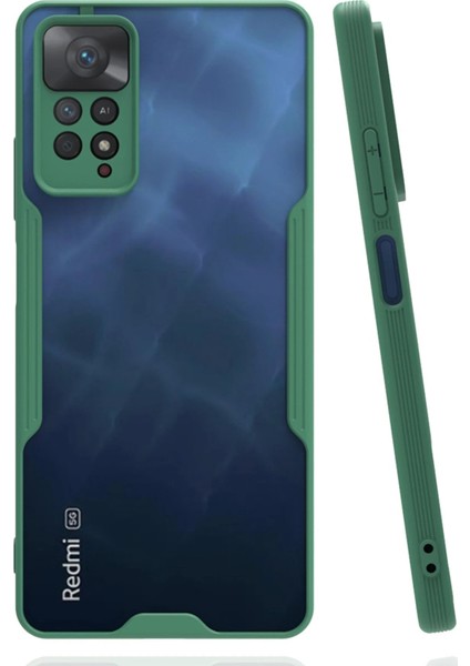 Xiaomi Redmi Note 11 Pro Kılıf Platin Silikon - Yeşil - NFND7539-3961