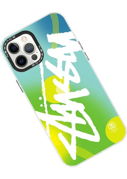 iPhone 12 Pro Max Kılıf Estoril Desenli Kapak - Estoril - 2 - NFND6193-9716
