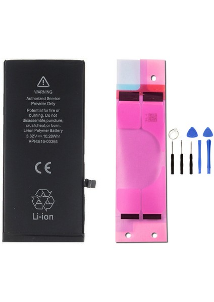IPhone 8 Plus Uyumlu Batarya Pil Tamir Seti ve Pil Bandı