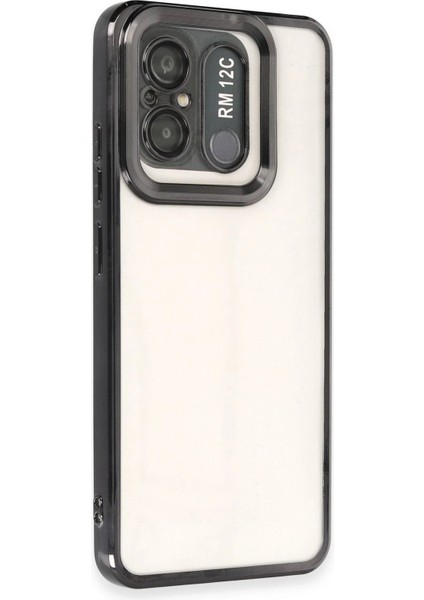 Xiaomi Redmi 12C Kılıf Slot Silikon - Siyah - NFND9040-9058