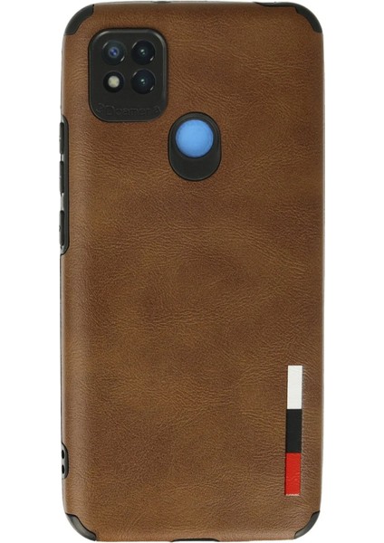 Xiaomi Redmi 9c Kılıf Loop Deri Silikon - Kahverengi - NFND5986-5323