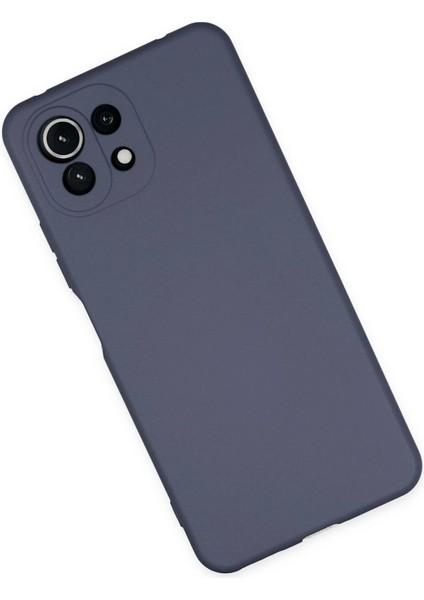 Xiaomi Mi 11 Lite Kılıf Nano Içi Kadife Silikon - Gri - NFND3135-4265