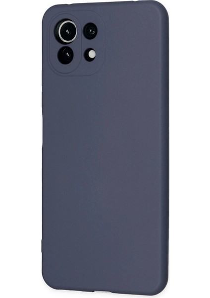 Xiaomi Mi 11 Lite Kılıf Nano Içi Kadife Silikon - Gri - NFND3135-4265