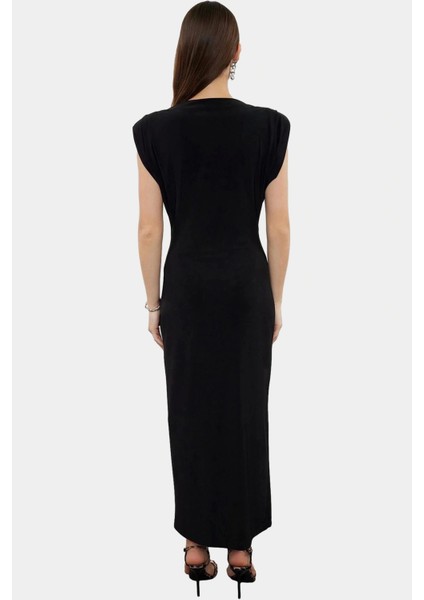 Şık Bodycon Elbise Örme Kumaş Maxi Boy Günlük Stil Özenle Seçilmiş Dayanıklı Malzeme Mükemmel Uyum modelleri