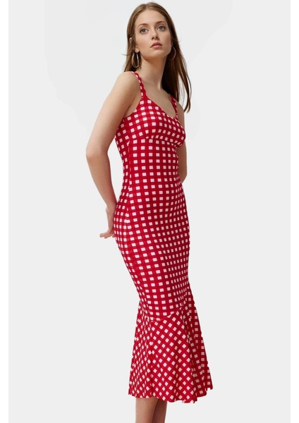 Maxi Elbise Çiçekli Desenli Bodycon Kalıp 94 Polyester 6 Elastan Yazlık Uzun Ömürlü Rahat ve Şık fiyatları