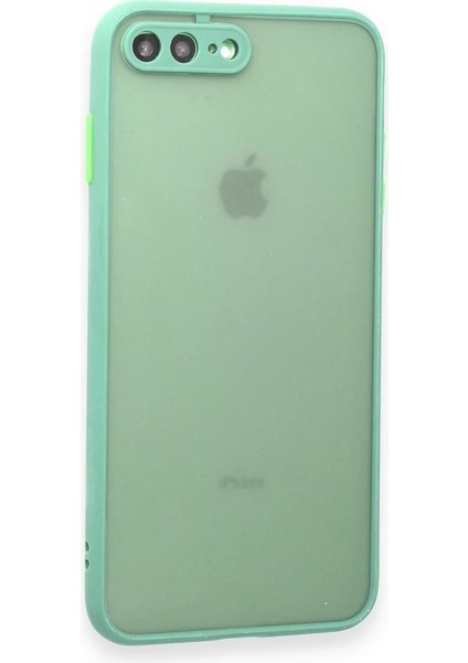 iPhone 7 Plus Kılıf Montreal Silikon Kapak - Turkuaz - NFND6028-6950