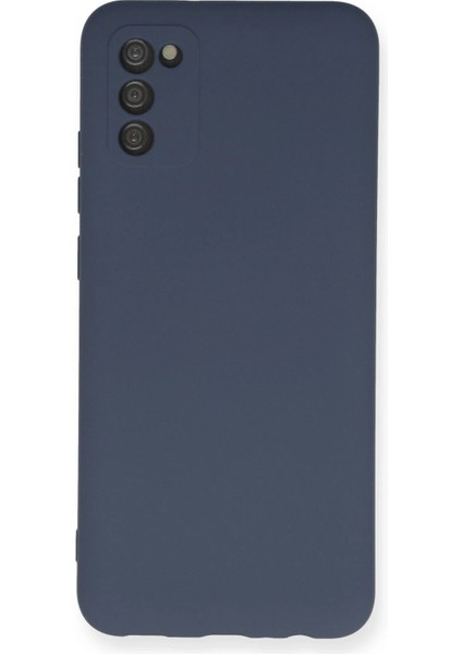 Samsung Galaxy A03S Kılıf Nano Içi Kadife Silikon - Gri - NFND8179-3800