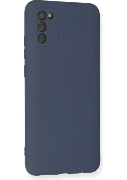 Samsung Galaxy A03S Kılıf Nano Içi Kadife Silikon - Gri - NFND8179-3800