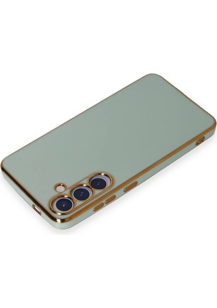 Samsung Galaxy S24 Kılıf Volet Silikon - Açık Yeşil - NFND5151-3076