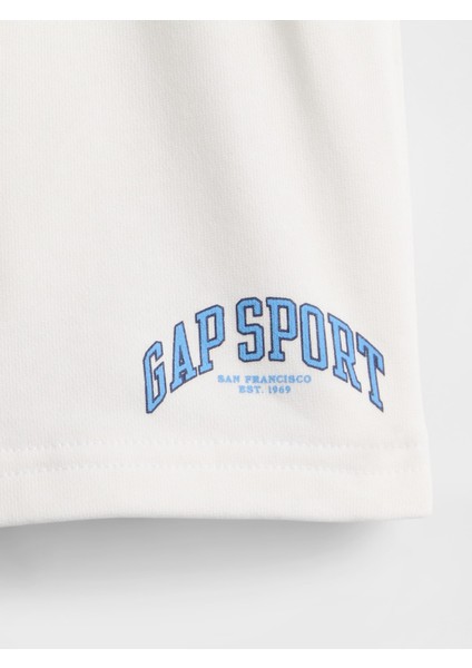 Erkek Bebek Beyaz Gap Logo Fransız Havlu Kumaş Grafik Pull-On Şort fiyatları