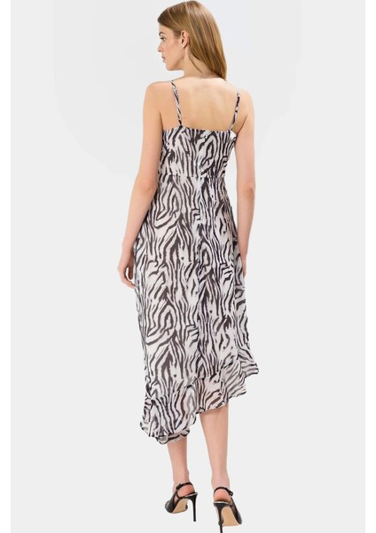 Çiçekli Desenli Şifon Maxi Elbise A Kesim V Yaka Yazlık Şık Görünüm Özenle Seçilmiş modelleri