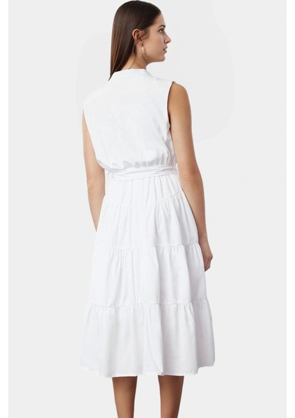 Yazlık Çiçekli Nakışlı Midi Elbise Rahat Günlük Stil Premium Kalite Özel Tasarım Modern fiyatları