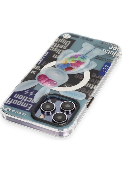 iPhone 14 Pro Max Kılıf Clone Space Magsafe Kapak - Clone - 12 - NFND5853-3167