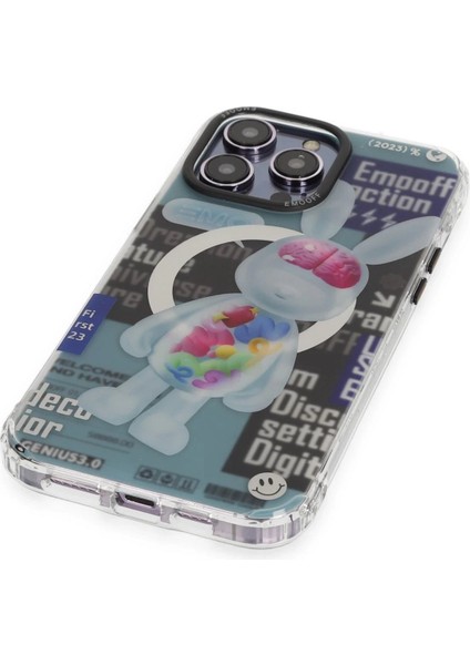 iPhone 14 Pro Max Kılıf Clone Space Magsafe Kapak - Clone - 12 - NFND5853-3167
